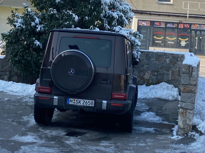 Mercedes-Benz G 500 spotted in Sarajevo