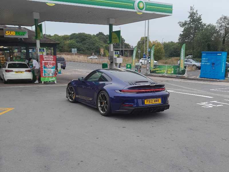 Porsche 911 spotted in Taunton