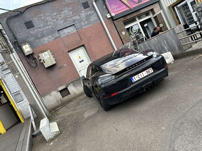 Porsche Taycan spotted in Roubaix