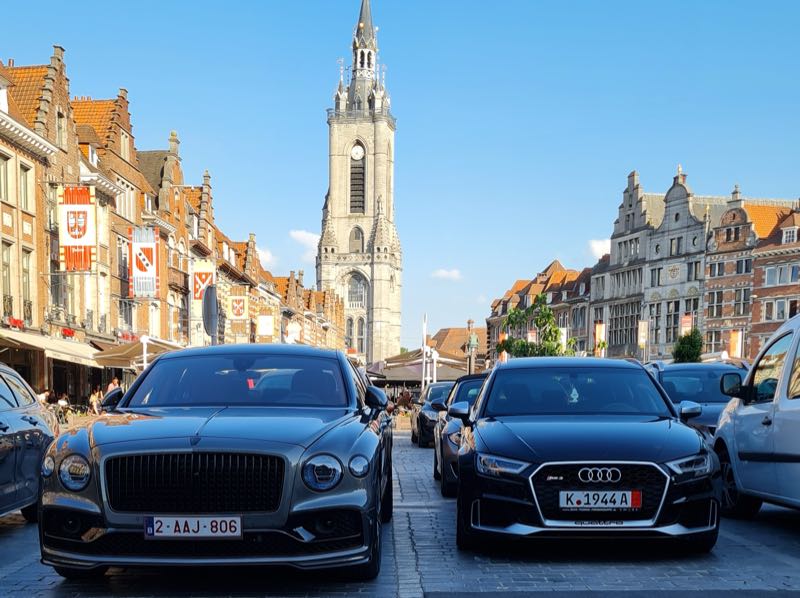 Bentley Flying Spur spotted in Tournai