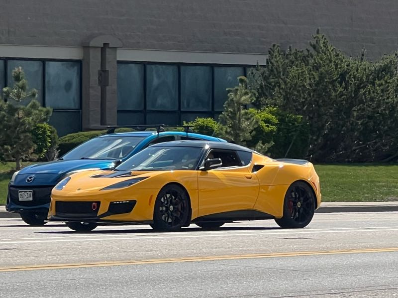 Lotus Evora spotted in Highlands Ranch