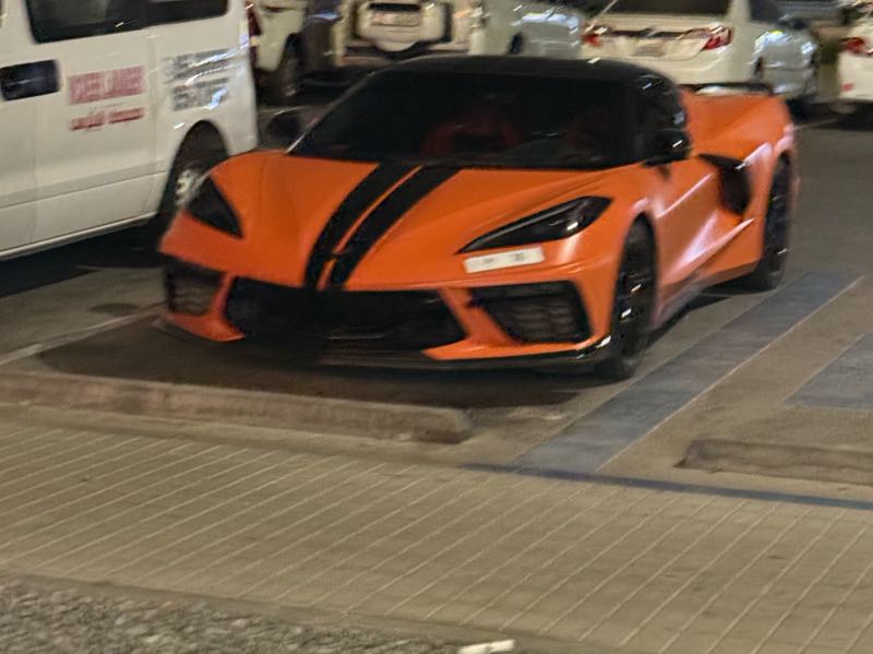 Chevrolet Corvette C8 (2020) spotted in Al Shahamah, United Arab Emirates