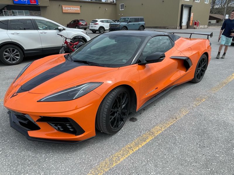 Chevrolet Corvette C8 spotted in Deer Lake