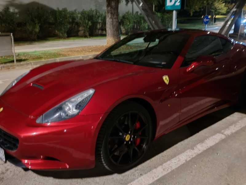 Ferrari California spotted in Poreč