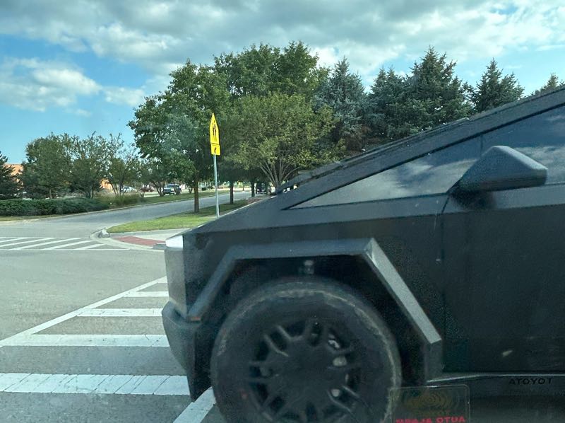 Tesla Cybertruck spotted in Clay