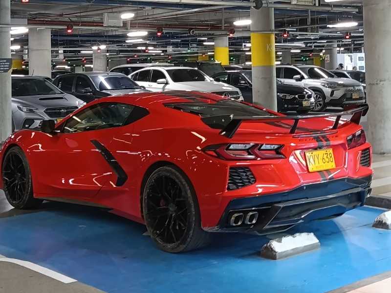 Chevrolet Corvette C8 spotted in Chía