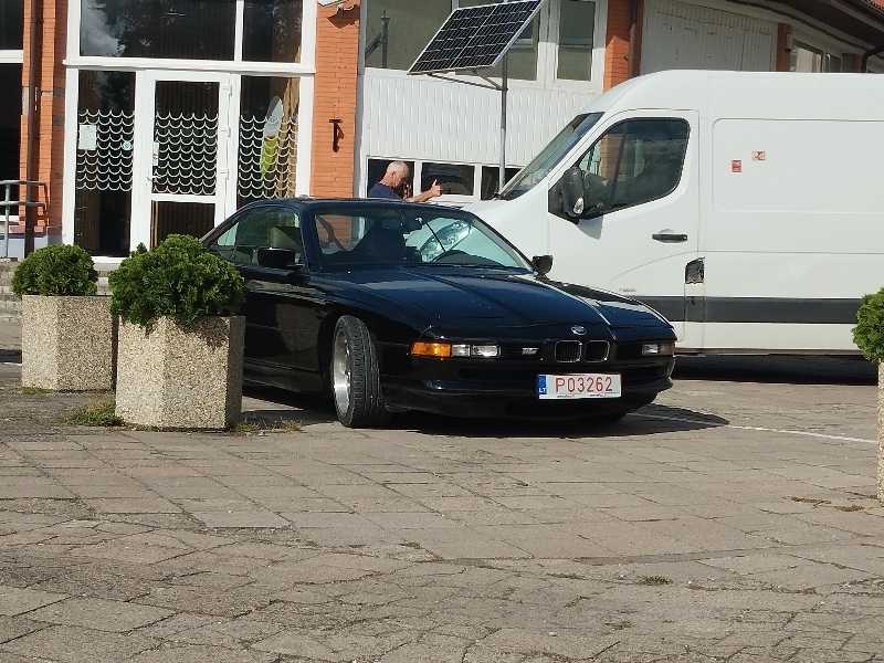 BMW 850i spotted in Klaipėda