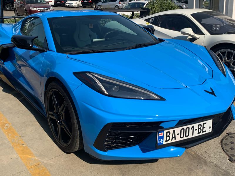 Chevrolet Corvette spotted in Batumi
