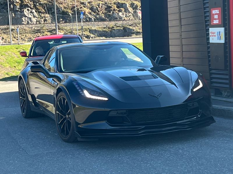 Chevrolet Corvette spotted in Arendal