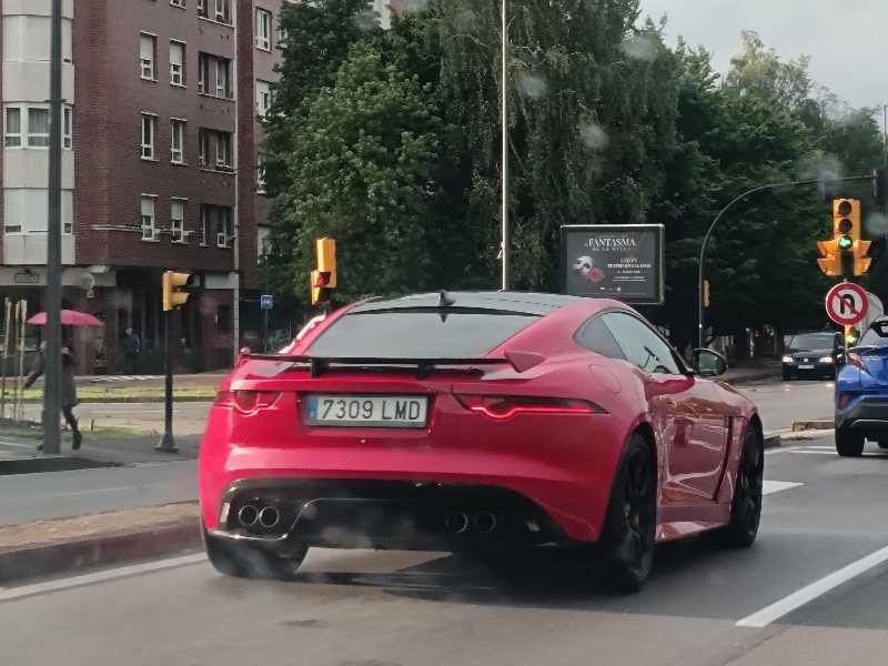 Jaguar F-Type (2021) spotted in Gijón, Spain
