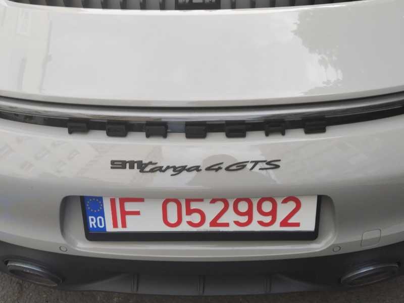 Porsche 911 Targa 4 GTS spotted in Bucharest