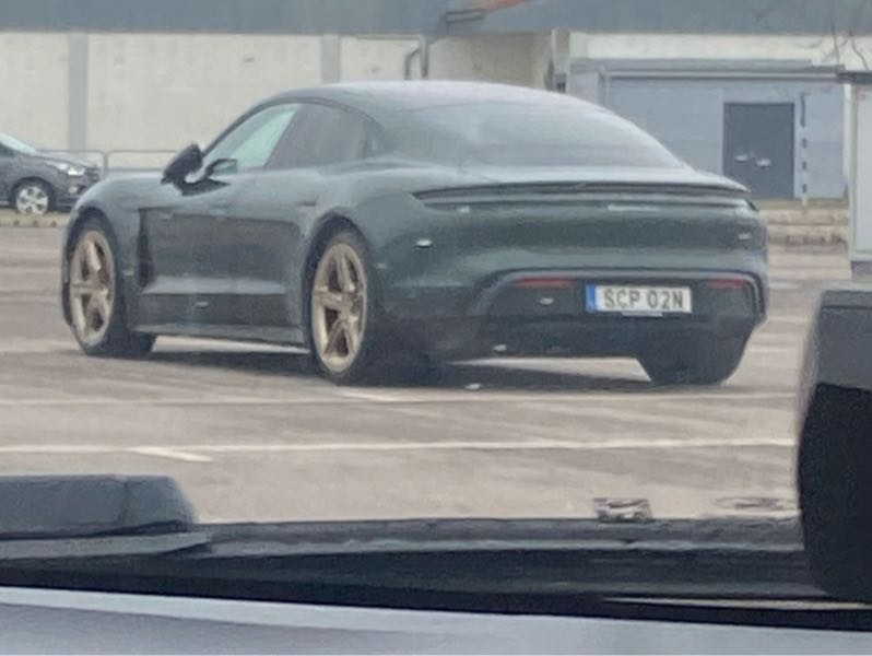 Porsche Taycan spotted in Hässleholm