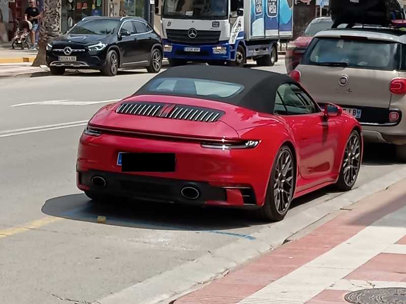 Porsche 911 Cabriolet spotted in Torroella de Montgrí