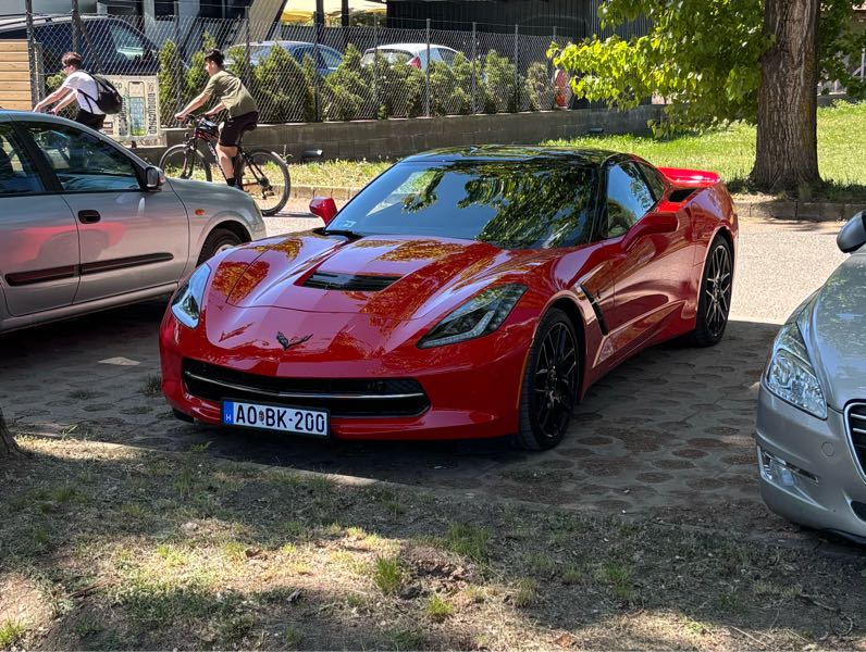 Chevrolet Corvette Stingray (2014) spotted in Tiszafüred, Hungary