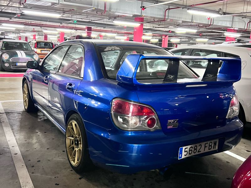 Subaru Impreza WRX STI (2004) spotted in Barcelona, Spain
