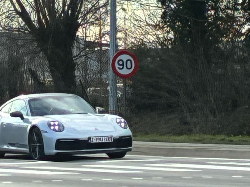Porsche 911 spotted in Mouscron