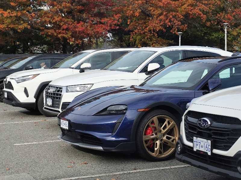 Porsche Taycan spotted in Richmond