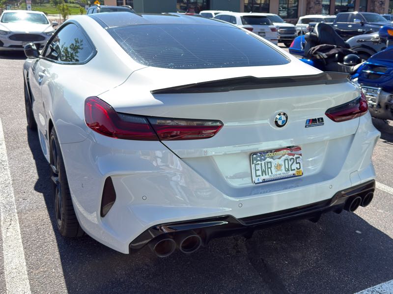 BMW M8 Competition spotted in Howard