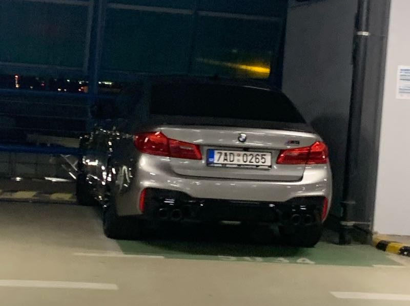 BMW M5 (2018) spotted in Prague, Czechia
