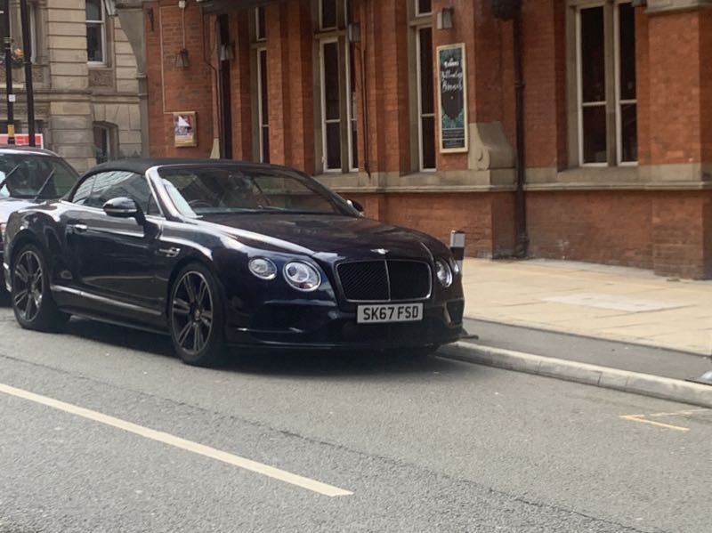 Bentley Continental GT spotted in Rugby
