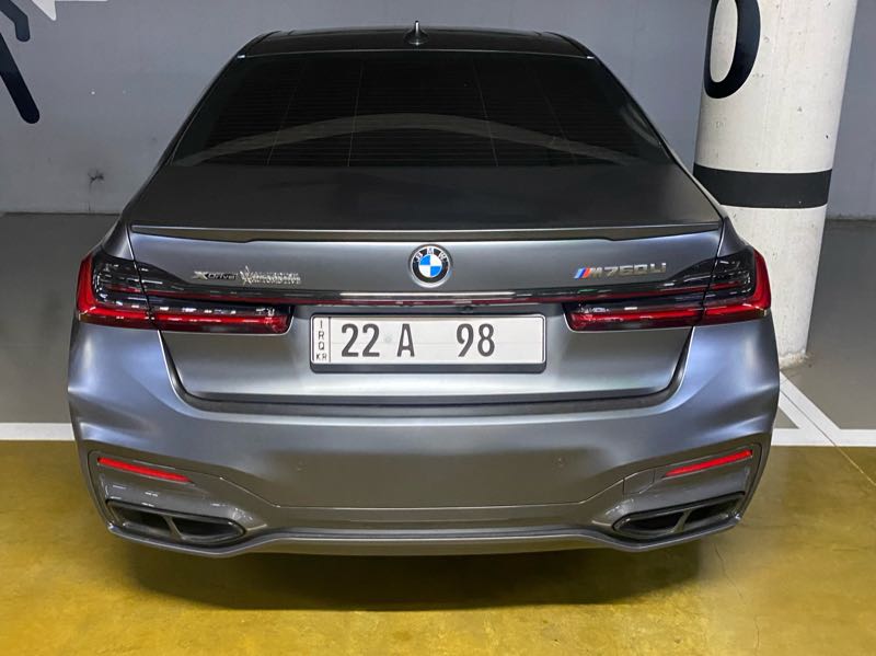 BMW M760Li spotted in Barcelona