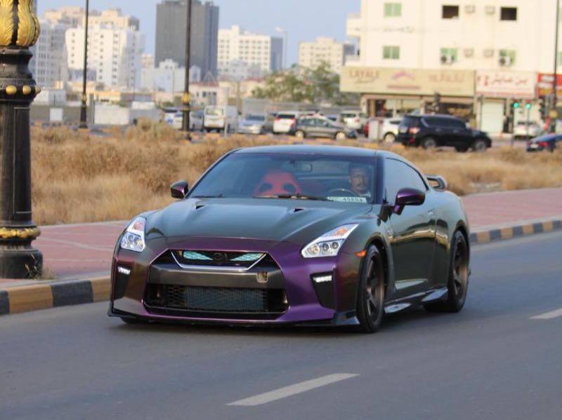 Nissan GT-R (2017) spotted in Fujairah City, United Arab Emirates