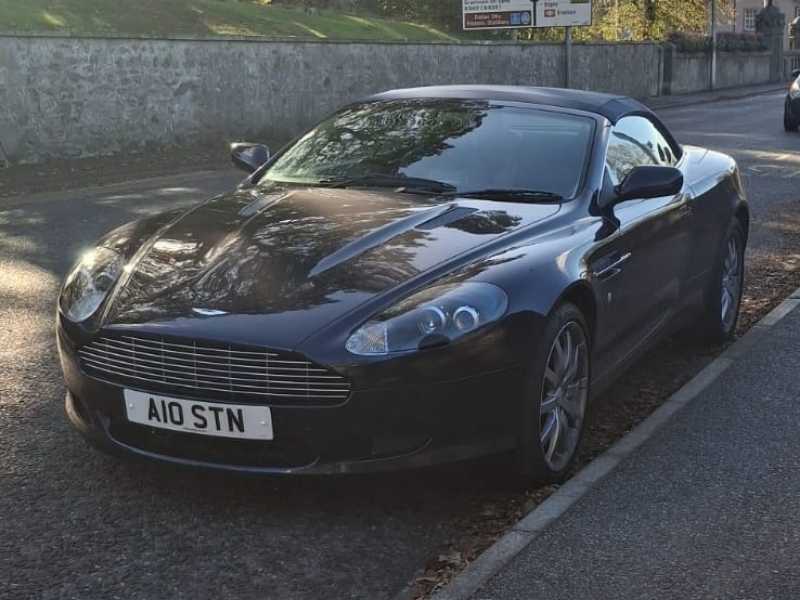 Aston Martin DB9 spotted in Forres