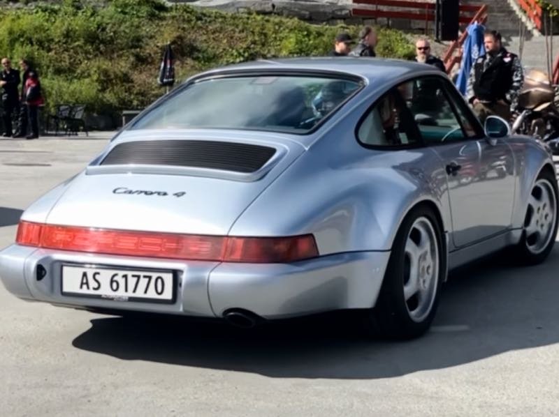 Porsche 911 Carrera 4 spotted in Ål