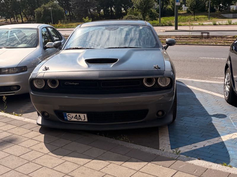Dodge Challenger spotted in Sosnowiec