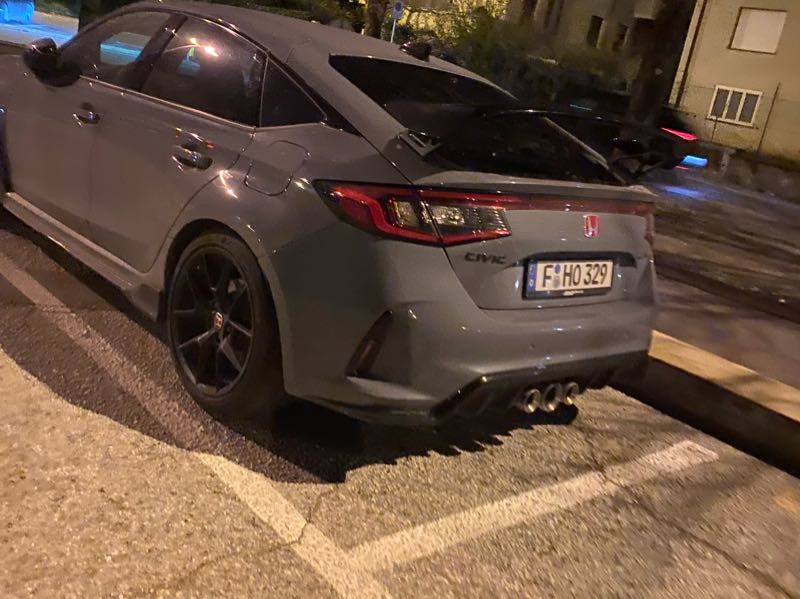 Honda Civic Type R spotted in Foligno