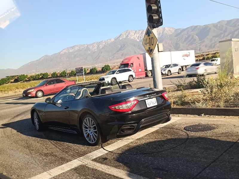Maserati GranCabrio spotted in Fontana