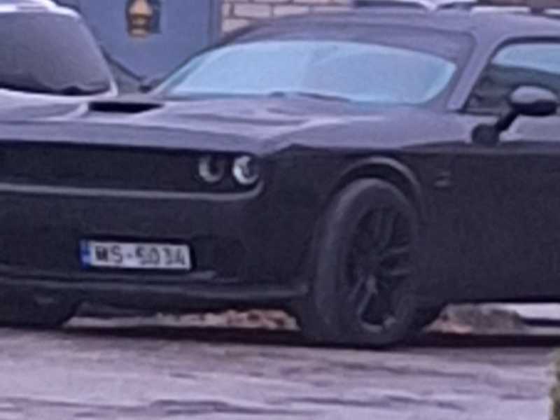 Dodge Challenger spotted in Saldus