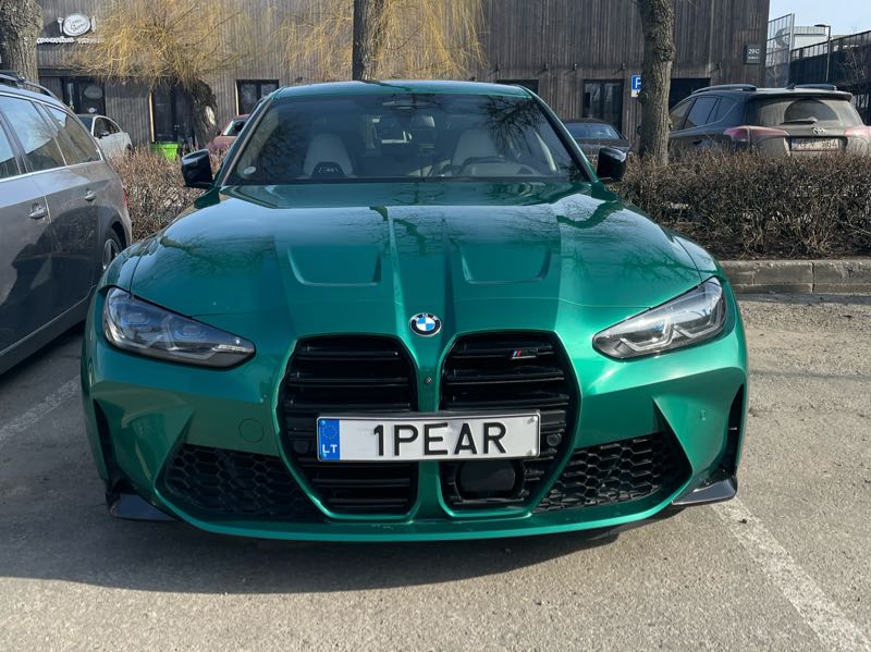 BMW M3 (2021) spotted in Vilnius, Lithuania