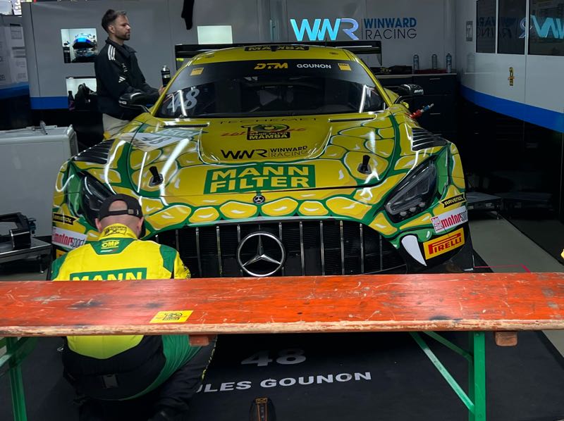 Mercedes-Benz AMG GT3 spotted in Senftenberg