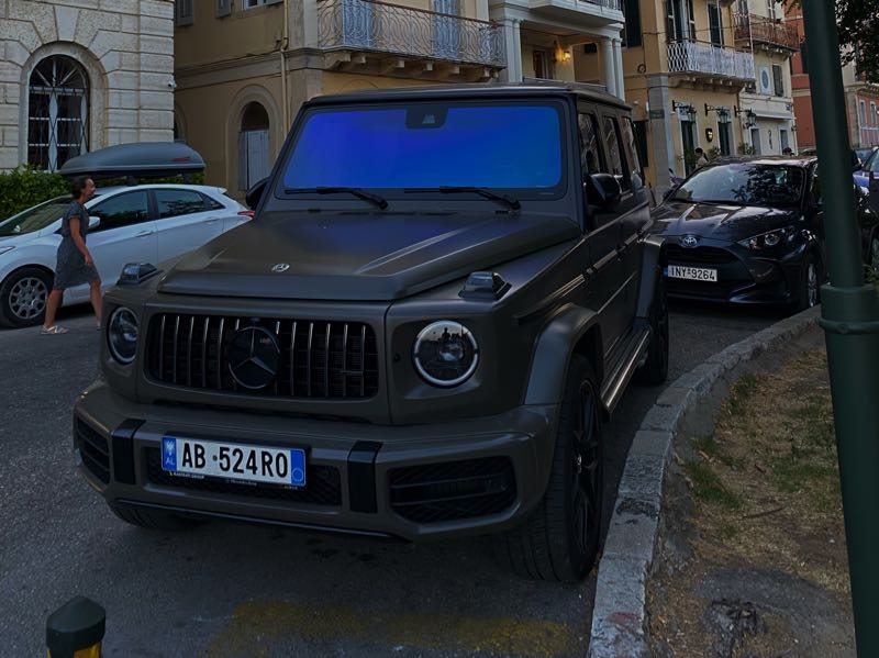 Mercedes-Benz G-Class spotted in Corfu