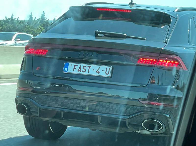 Audi RS Q8 spotted in Pierrelatte