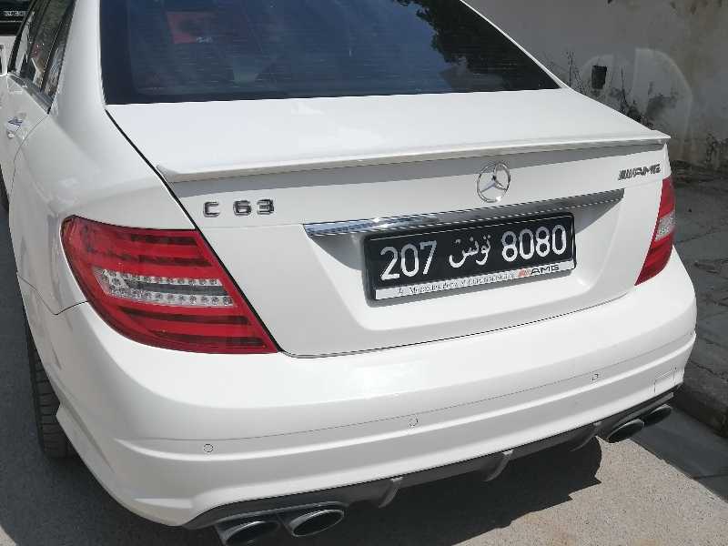 Mercedes-Benz C63 AMG spotted in Tunis