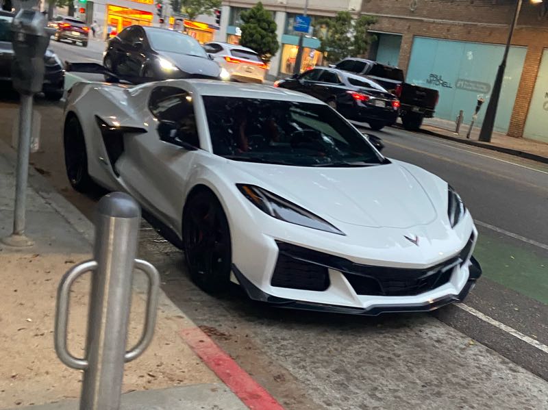 Chevrolet Corvette spotted in Santa Monica