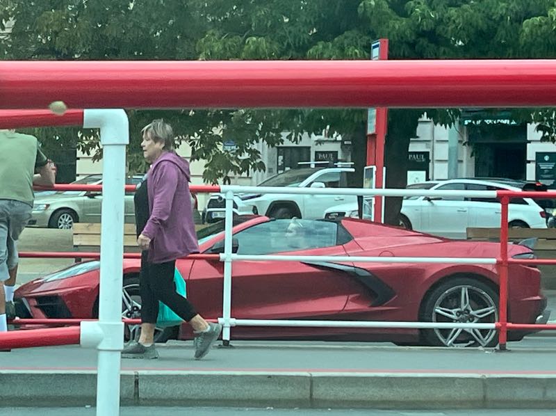 Chevrolet Corvette (2023) spotted in Prague, Czechia