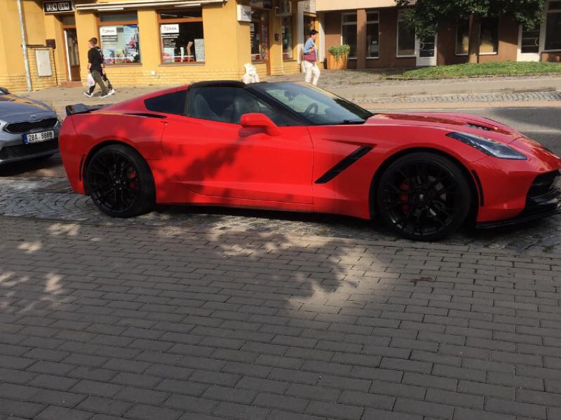 Chevrolet Corvette Z06 spotted in Kyjov