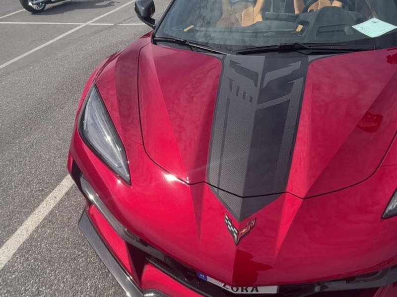 Chevrolet Corvette C8 spotted in Frederikshavn