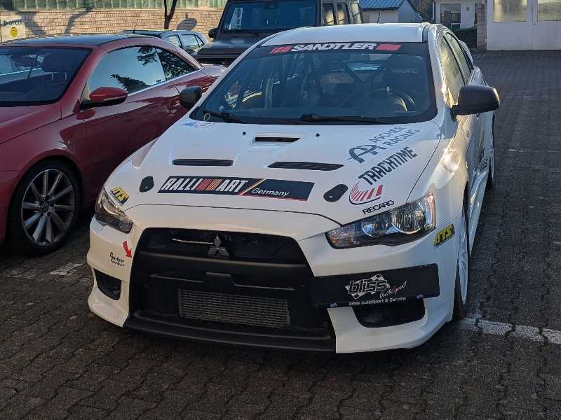 Mitsubishi Lancer Evolution spotted in Lahr