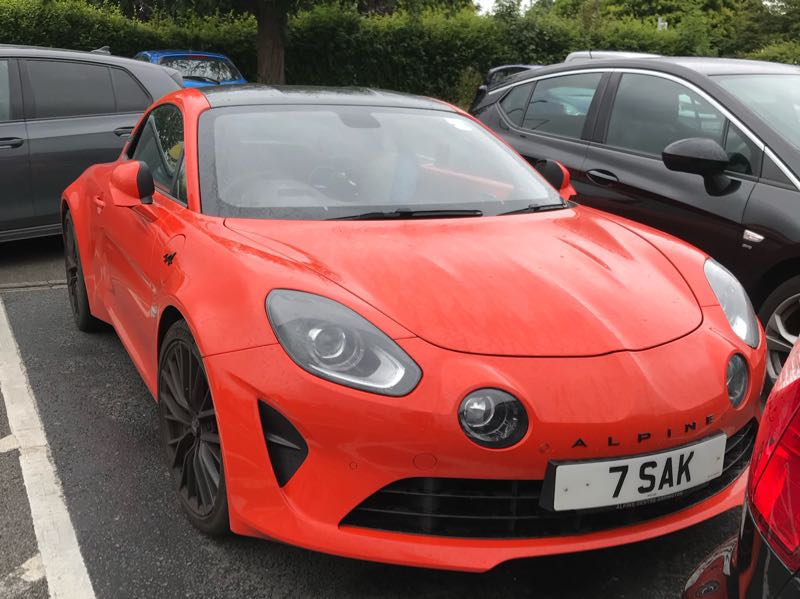Alpine A110 spotted in Maidstone