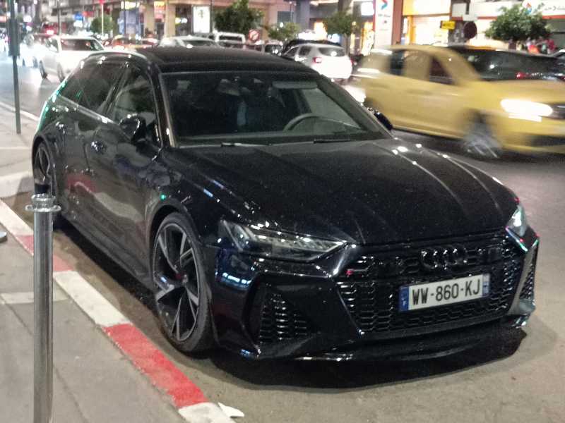 Audi RS7 spotted in Marrakesh