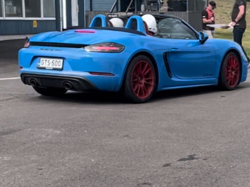 Porsche 718 Spyder (2020) spotted in Alastaro, Finland