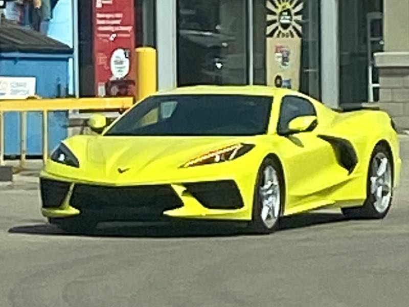 Chevrolet Corvette spotted in Regina