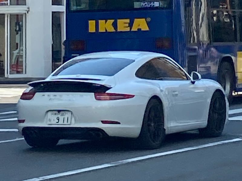 Porsche 911 spotted in Nagoya