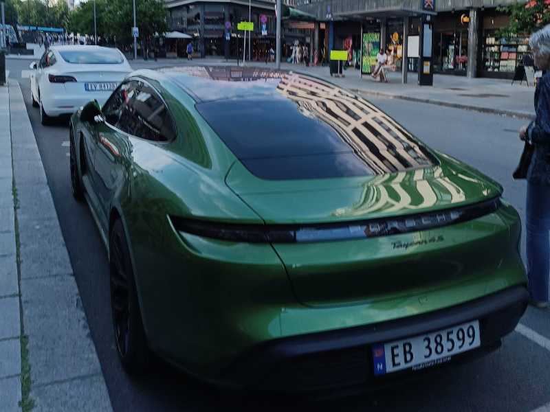 Porsche Taycan (2020) spotted in Murcia, Spain