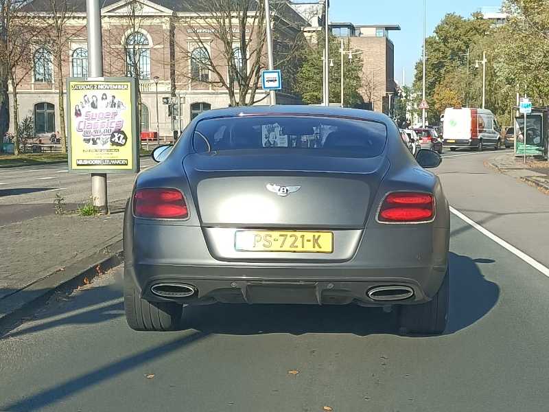 Bentley Continental GT (2017) spotted in Leeuwarden, The Netherlands