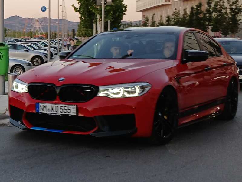 BMW M5 spotted in Pristina